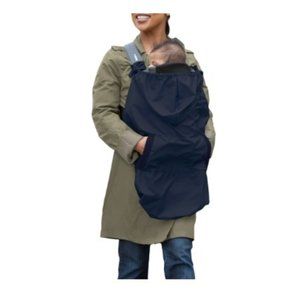 NEW Rain Carrier Cover w/ Detachable Hood Navy Blue Hoodie Brand